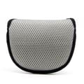 Mesh Halvcirkel Golf Putter Huvudskydd - Andningsbart Nylon Mesh Putter Skydd Grå Gray