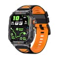 Multifunktionell Smartwatch med Hälsoövervakning och Bluetooth-samtalsfunktioner Kompatibel med Android och iOS Svart+Orange Black+Orange