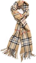 Supermjuk Klassisk K cashmere-känsla Vinterhalsduk Camel Plaid