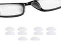 Näsdukar för glasögon silikon transparent 5 par (19 mm)