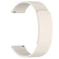 Magnetiskt silikonarmband med träådring Vit 18 mm Vit 18 mm White