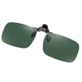 Polariserade Clip-on Solglasögon: Ultimat UV400-skydd Mörkgrön DarkGreen