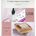 Miniatyrbild 3 av 5: Eu 2 Stift Till Usb Reseadapter Laddare Euro Typ C, E, F Väggadapter 2 Usb Portar för Iphone Samsung Rakapparat Surfplatta Purple
