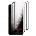 3-pak iPhone 11 Pro Max HD skærmbeskytter hærdet glas sort sort black