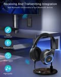 Miniatyrbillede 2 af 5: Bluetooth 5.3-modtager, 3,5 mm jack-biladapter, 2-i-1 Bluetooth-auxiliary til bil, egnet til biler