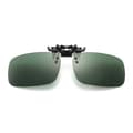 Clip-on solglasögon grön lins 43x60mm grön green
