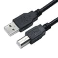 Miniatyrbilde 4 av 5: USB 2.0-kabel Type A hann - Type B hann 1,5 m skriverkabel svart usb-c black