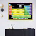 Miniatyrbild 3 av 5: Periodiska systemet - Utbildande vetenskapsposter, Flerfärgad, 30 x 40 cm 30X40cm