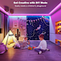 Miniatyrbild 4 av 4: LED-slingor 30M (2 rullar om 15M) Bluetooth Smart App-styrning Musiksynkronisering Färgskiftande RGB LED-ljusslingor med fjärrkontroll