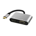Pikkukuva 4 / 5: 2in1 USB Type C Hub 4K HDMI & VGA -porttinäyttöadapteri Splitter