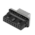 Pikkukuva 3 / 5: USB 3.0 Sisäinen Header - USB 3.1/3.2 TypeC Etu TypeE -sovitin emolevylle GZ ft