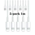 5-pack - Laddkabel Lightning iPhone - Laddare
