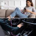 Miniatyrbillede 5 af 5: Lysende Multi Opladerkabel 3 i 1 Glødende Hurtig Opladerledning 120W Lysende Multi Opladerkabel med USB til iOS/Type C/Micro USB