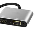 Pikkukuva 2 / 5: 2in1 USB Type C Hub 4K HDMI & VGA -porttinäyttöadapteri Splitter