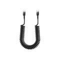 Miniatyrbild 1 av 5: 1,5M USB Type-C till Type-C Spiralkabel - 5A Snabbladdning, Kompatibel med Huawei, Apple, Android
