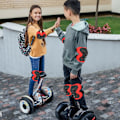 Miniatyrbild 5 av 5: Skyddsset för barn, justerbara knäskydd, armbågsskydd, handledsskydd för pojkar flickor ungdom skateboard, rullskridskor, cykling