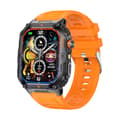 Multifunktionell Smartwatch med Hälsoövervakning och Bluetooth-samtalsfunktioner Kompatibel med Android och iOS Orange Orange