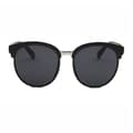 Miniatyrbillede 2 af 3: Store Sorte Retro Solbriller Sort sort black