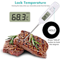 Miniatyrbild 4 av 5: All-in-One Köks Termometer, Digital Instant Read Kökstemperatur Lång Matprob med Stor LCD-Skärm ℉/℃ Knapp