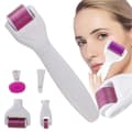6-i-1 Derma Roller Kit til Microneedling af Ansigt, Hals og Krop