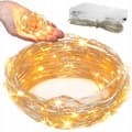 Batteridriven LED-ljusslinga Varmvit 10m