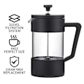Miniatyrbild 2 av 5: Fransk Press i Högkvalitativt Borosilikatglas - Hembryggt Kaffe & Te
