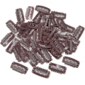 Miniatyrbild 1 av 5: 20 stycken Hårförlängningsklämmor, Metall Snap Clips för Hårförlängningar och Våder, Perukklämmor Snap Clips U-formad Hårperukklämma Brown
