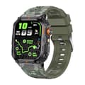 Multifunktionell Smartwatch med Hälsoövervakning och Bluetooth-samtalsfunktioner Kompatibel med Android och iOS Grön Green