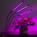 Miniatyrbild 5 av 5: LED Växtlampor för Inomhusväxter Fullt Spektrum med Justerbar Hals, Automatisk På/Av med 3/9/12H Timer Klämma för Skrivbord