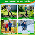 Miniatyrbild 5 av 5: Trädgårdsredskapsset för barn med spade, handskar, förkläde, vattenkanna, trädgårdsredskapskit för pojkar och flickor från 3 år och uppåt (Grön)