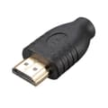 Miniatyrbilde 2 av 2: Standard HDMI Hann Type A til Micro HDMI Hunn Type D Sokkel Adapter Konverter Feb16