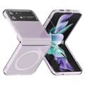 Galaxy Z Flip 3 Magnetiskt Mobilskal Magsafe Kompatibelt Transparent transparent