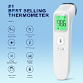 Miniatyrbild 2 av 5: Beröringsfri termometer för vuxna och barn, digital exakt babytermometer med feberlarm, 1 sekund snabbt resultat, lätt att använda