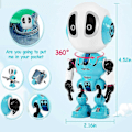 Miniatyrbild 5 av 5: Pratande Robot för Barnleksaker - Mini Robotleksaker som Upprepar Vad Du Säger, Leksaker för 3 4 5 6 7 8 År Gamla Flickor och Pojkar