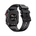 Multifunktionell Smartwatch med Hälsoövervakning och Bluetooth-samtalsfunktioner Kompatibel med Android och iOS Svart Black