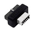 Miniatyrbild 1 av 5: Moderkortsadapter 19p / 20p till Typ E Chassi Front Typ C Kontakt Datortillbehör PH73S