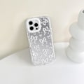 Miniatyrbild 5 av 5: Kompatibelt med iPhone 13 Pro Max Skal Sött Spegel Rosett Kärlek Hjärta Mönster för Tjejer Band Design Stöttåligt Skyddande Telefon iPhone 13 Pro Max