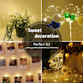 Miniatyrbild 4 av 4: LED-ljusslinga, 3M 30 LED batteridriven LED-slinga vattentät för utomhus trädgård inomhus bröllopsfest jul (varmvit)