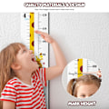 Miniatyrbild 4 av 5: Höjdväxtdiagram för bebisar, Höjdtabell i canvas för barn, bebisar, småbarn, pojkar, flickor, Träväxtdiagram för vägg, rum, barnkammare, Hängbar