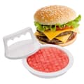 Hamburgerpress för perfekta hamburgare - Hamburgerform Patty Maker vit white