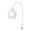 Miniatyrbild 2 av 7: Bärbar USB-driven Bluetooth-högtalare tecknad nattlampa för vardagsrum sovrum vit