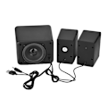 Pikkukuva 6 / 7: SADA Mini USB 2.1 Langallinen yhdistelmäkaiutin Basso Musiikki Subwoofer Matkapuhelimelle Läppärille PC Musta
