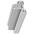 Miniatyrbillede 4 af 7: Vertikal bærbar computer stand 3 slots organiser til opbevaring af breddejustering bærbar computer til hjemmet kontor sølv
