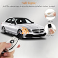 Pikkukuva 3 / 6: PIFOOG avaimenperän kotelo 3 painikkeelle Pehmeä TPU-näppäinsuojus Bling-avainrengas Benzin C E M S CLS CLA GLK GLA GLC GLE AMG -luokkaan Tyttömäinen Söpö