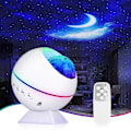 Miniatyrbilde 1 av 7: Galakselys Projektor, 3-i-1 Planetarium Projektorlampe USB Stjernehimmel Nattlys Projektorlampe med Fjernkontroll Stjerne og Måne Stjernelys Projektor