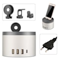 Pikkukuva 1 / 4: 4 USB-porttia ja 1 Type C -latausasema telineellä, 2,4 A lähtö