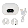Miniatyrbillede 1 af 7: Bluetooth Oversætter Earphone 144 Sprog Stereo Clip On Oversættelses Earbuds med Opladningsetui til Android til IOS Hvid