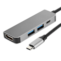 Pikkukuva 5 / 7: 4-in-1 TypeC-hubi HDMI-sovittimeen TypeC-laajennus Huawei P20 Prolle Samsung Galaxy s9/s8