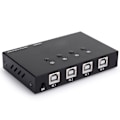 Pikkukuva 6 / 7: KVM-kytkin USB2.0, jaa laite HDMI 4 sisään 4 ulos tulostinjakamiseen, hiirelle, näppäimistölle 404K404K