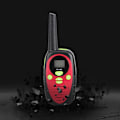 Miniatyrbild 7 av 7: 1 set Walkie Talkie UHF 2-vägs radio Intercom upp till 3 km räckvidd för barn Present Röd